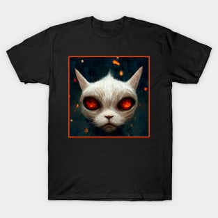 Scary evil cat T-Shirt